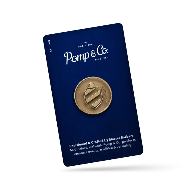 Pomp & Co Pomp Shield kavajnål 24 mm guld