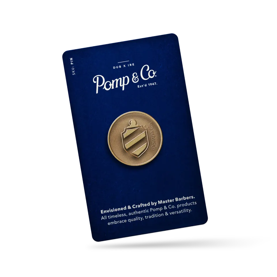 Pomp & Co Pomp Shield kavajnål 24 mm guld