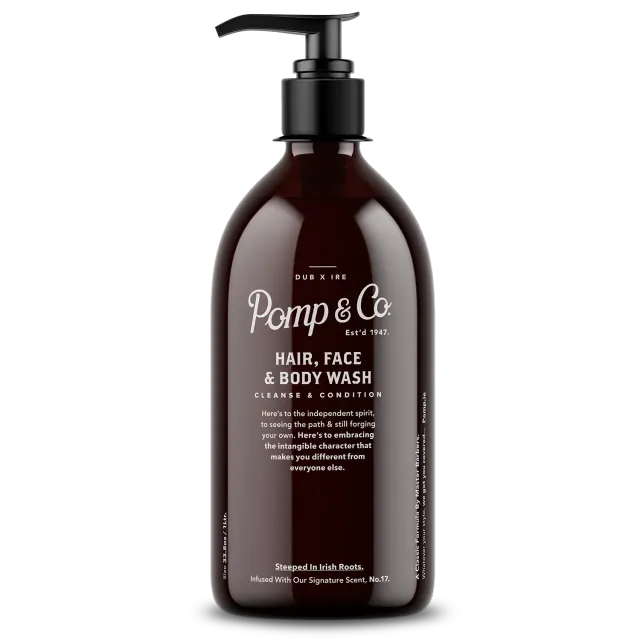 Pomp & Co Hair Face Body Wash tvätt 1000ml sulfatfri