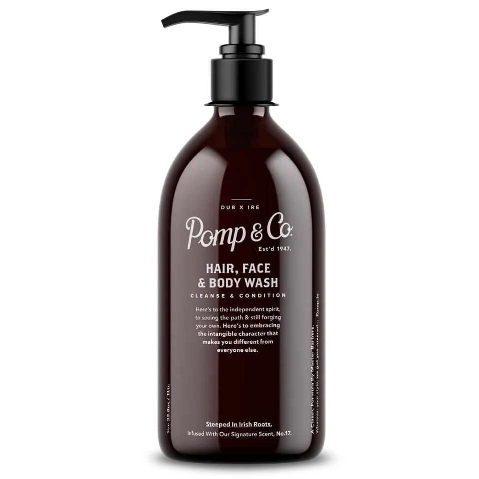 Pomp & Co Hair Face Body Wash tvätt 1000ml sulfatfri