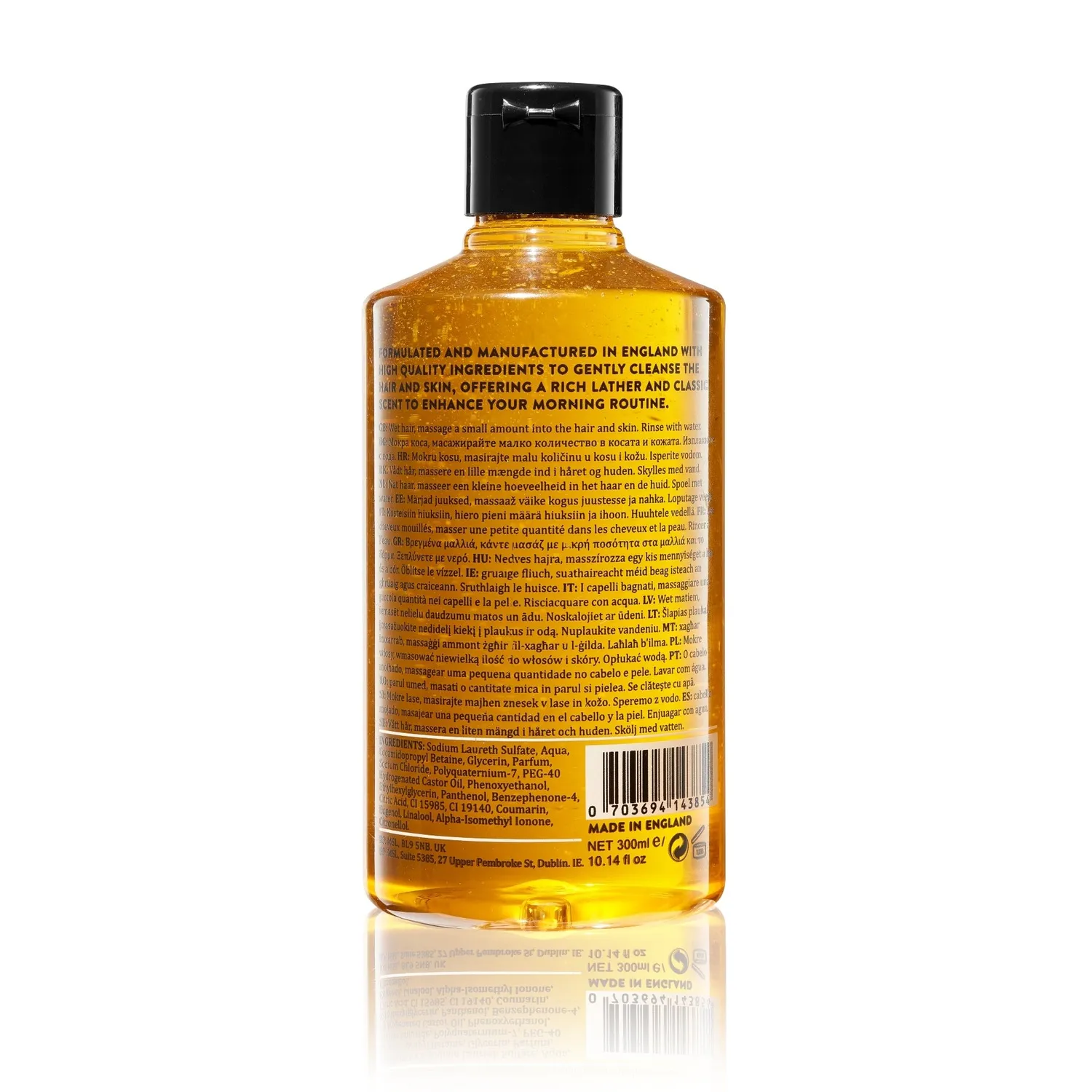 Dapper Dan Hair & Body Shampoo schampo 300ml klassisk