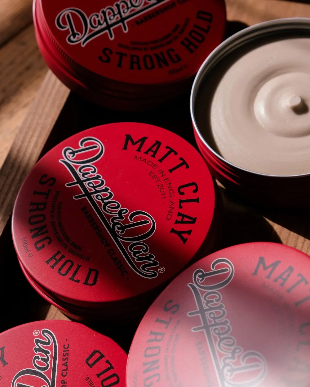 Dapper Dan Matt Clay hårlera 100 ml stark stadga matt