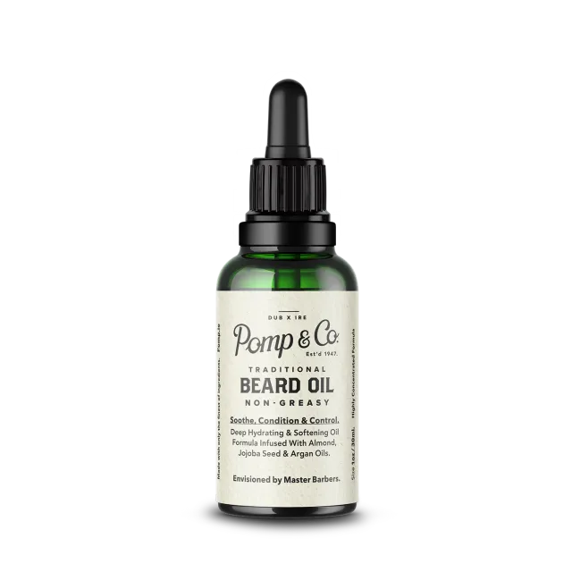 Pomp & Co skäggolja lime svartpeppar 30 ml