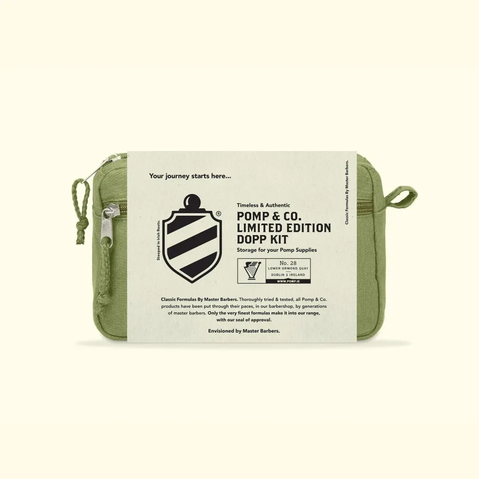 Pomp & Co Dopp Kit necessär grön hampa