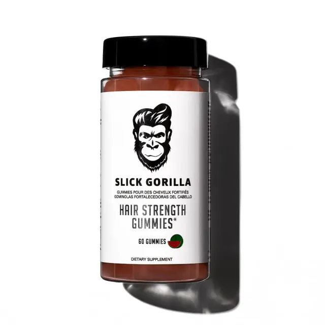 Slick Gorilla Hair Strength Gummies 60-pack vattenmelon