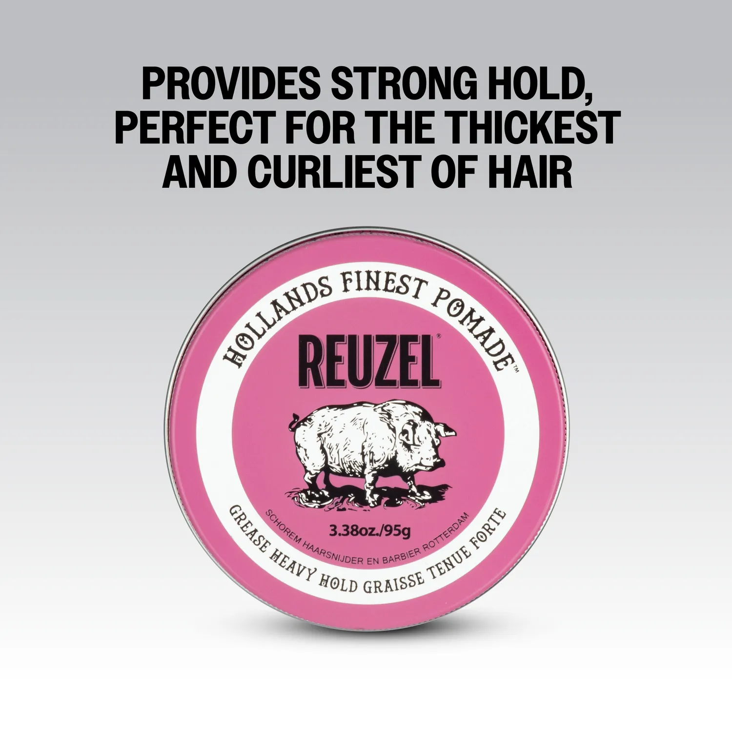 Reuzel Pink Pomade Grease hårpomada 95 g blank