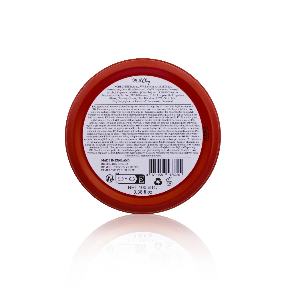 Dapper Dan Matt Clay hårlera 100 ml stark stadga matt