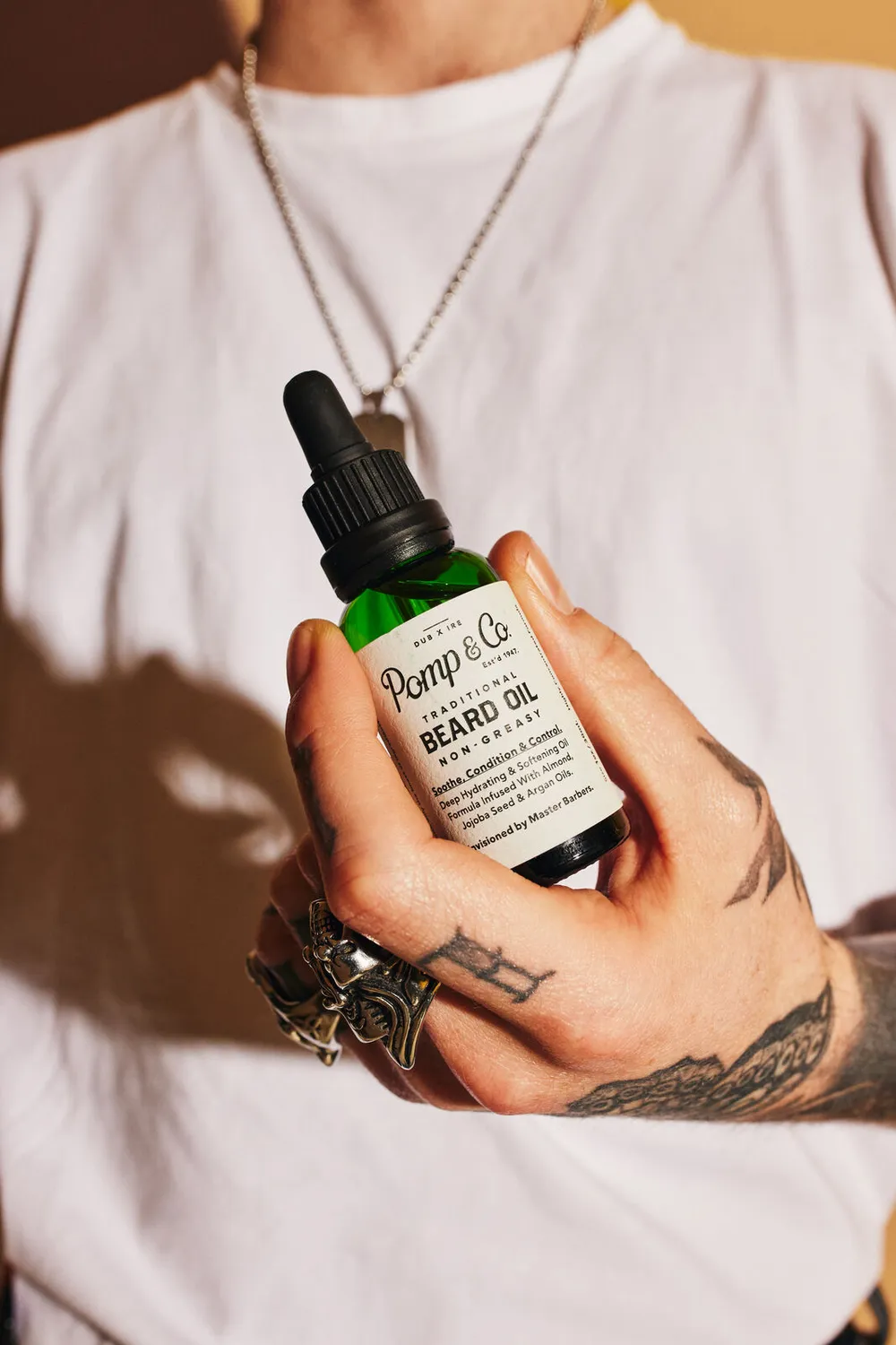 Pomp & Co skäggolja lime svartpeppar 30 ml