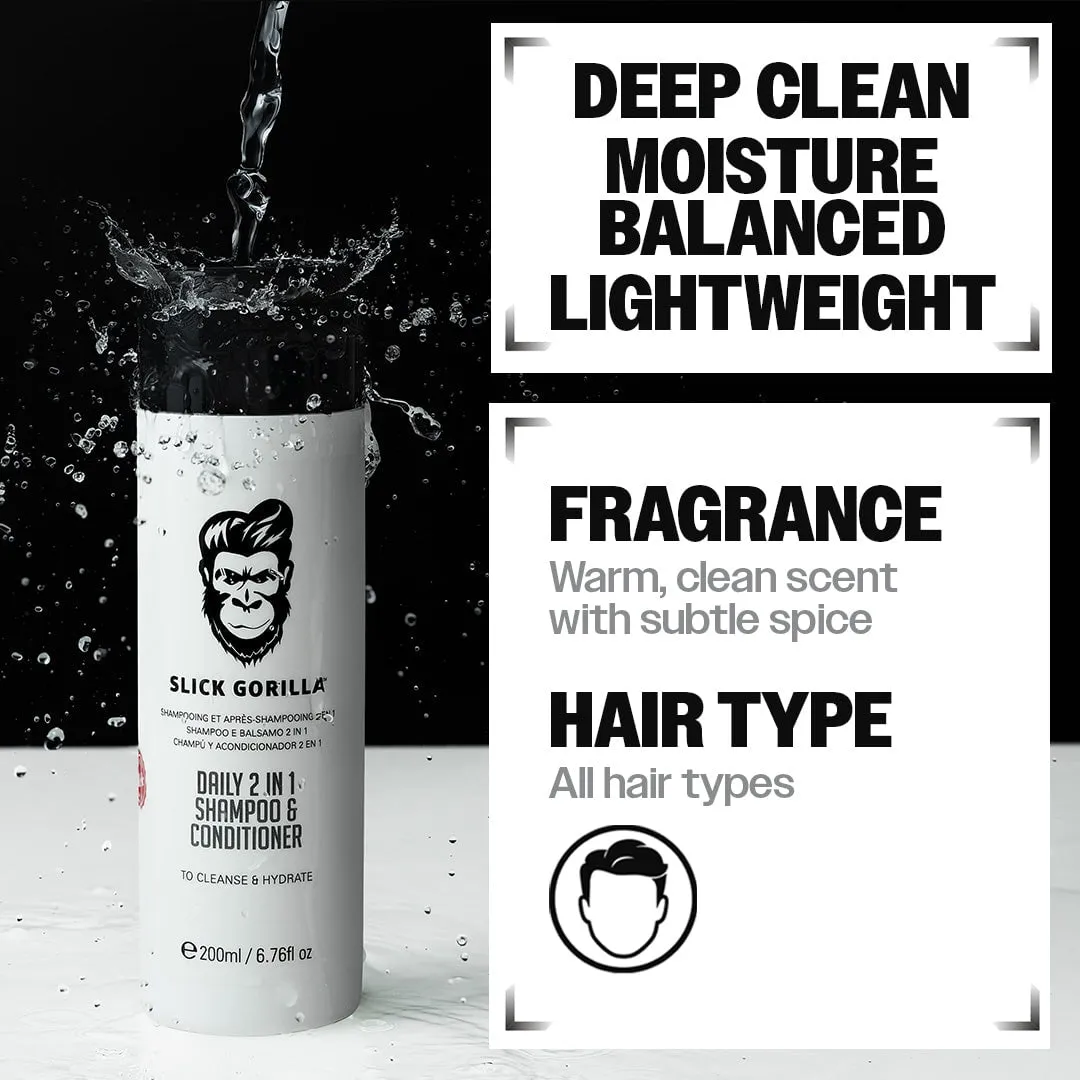 Slick Gorilla Daily 2 in 1 schampo & balsam daglig