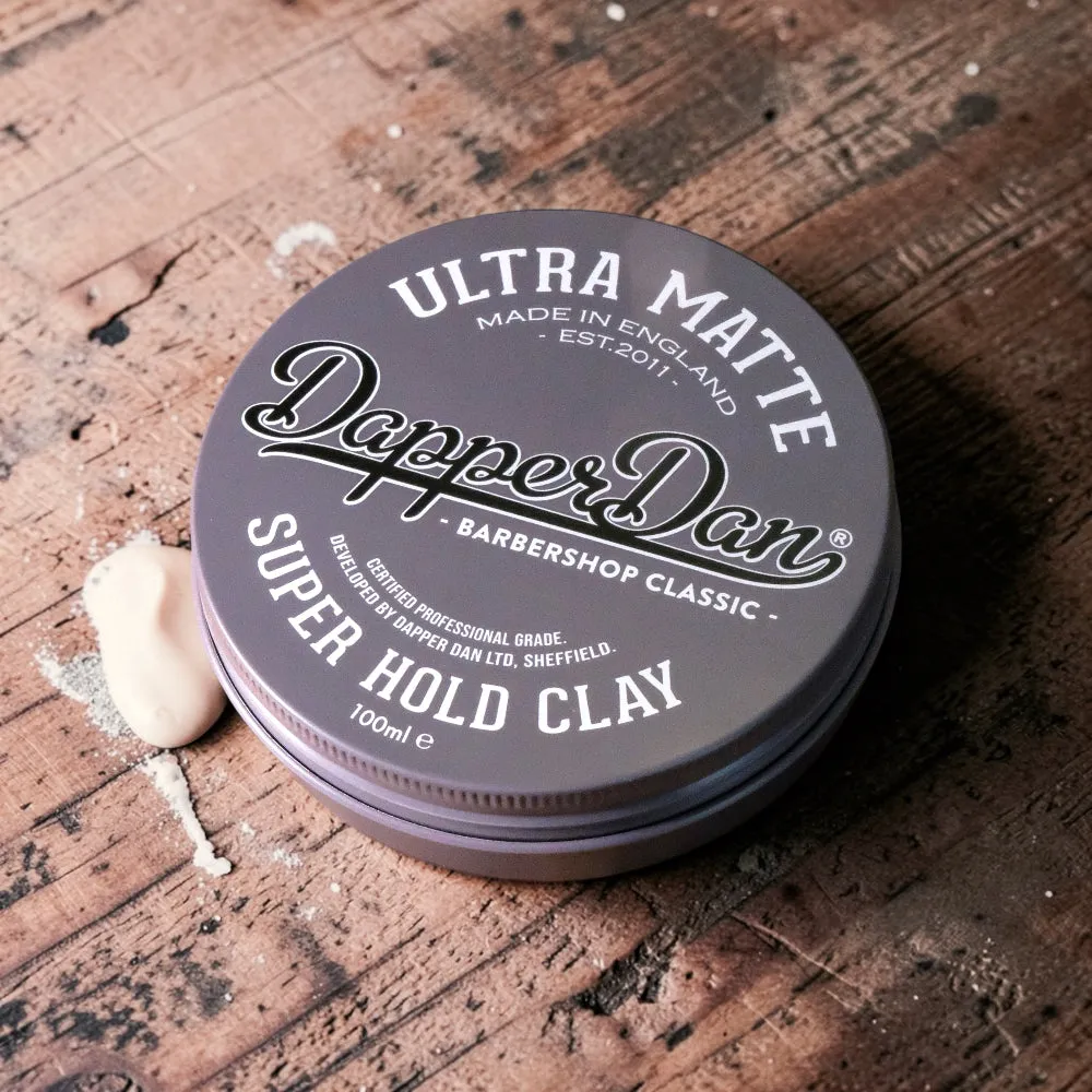 Dapper Dan Ultra Matte Clay hårlera 100 ml extremt matt