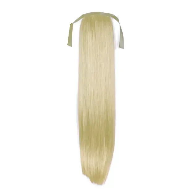 Cold Fusion #60 Ljusblond hästsvans löshår 60 cm