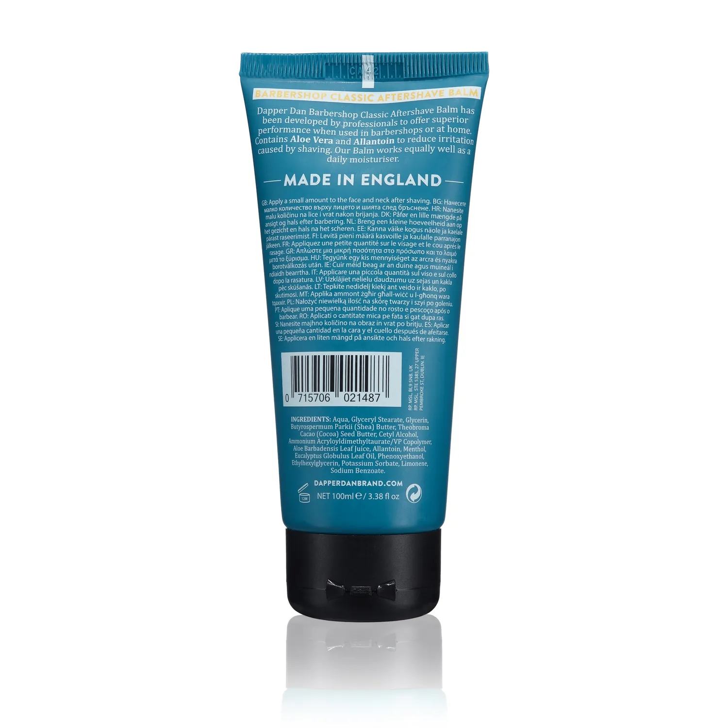 Dapper Dan Aftershave Balm rakbalsam eukalyptus