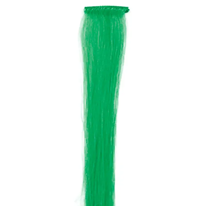 Cold Fusion Crazy Color clip-slinga grön 50 cm syntet