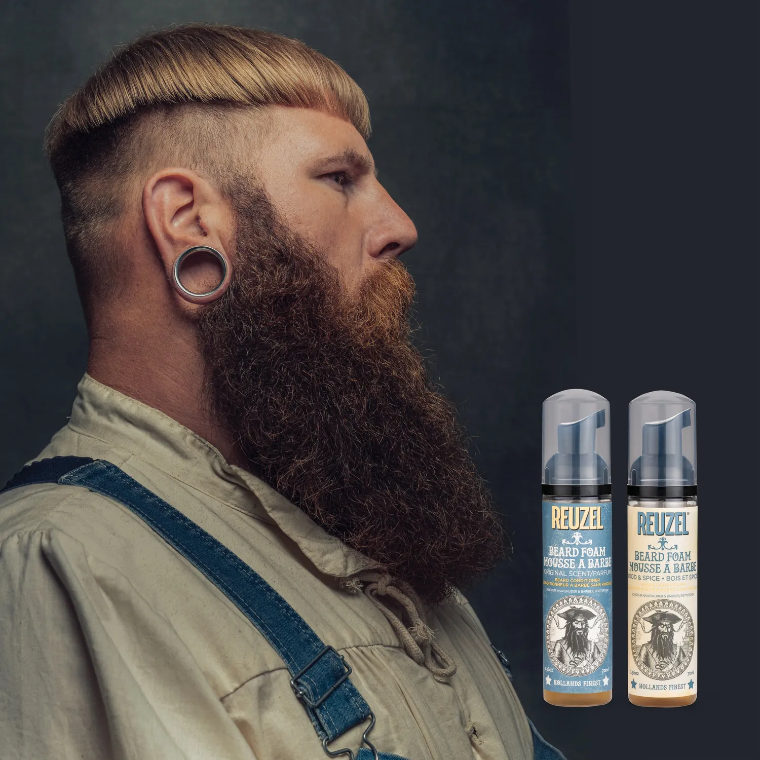 Reuzel Clean & Fresh skäggskum 70ml leave-in