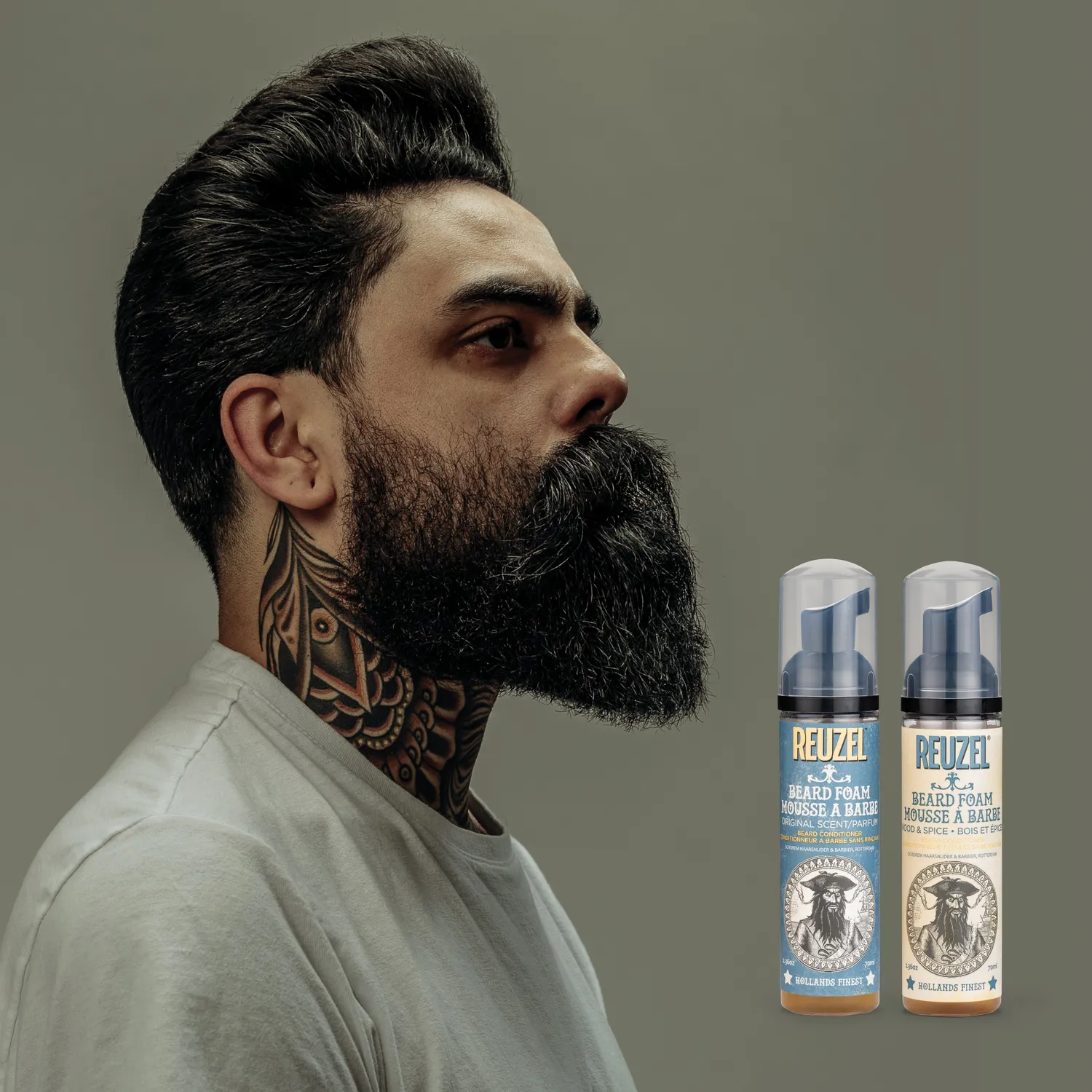 Reuzel Beard Foam skäggskum 70ml fräsch
