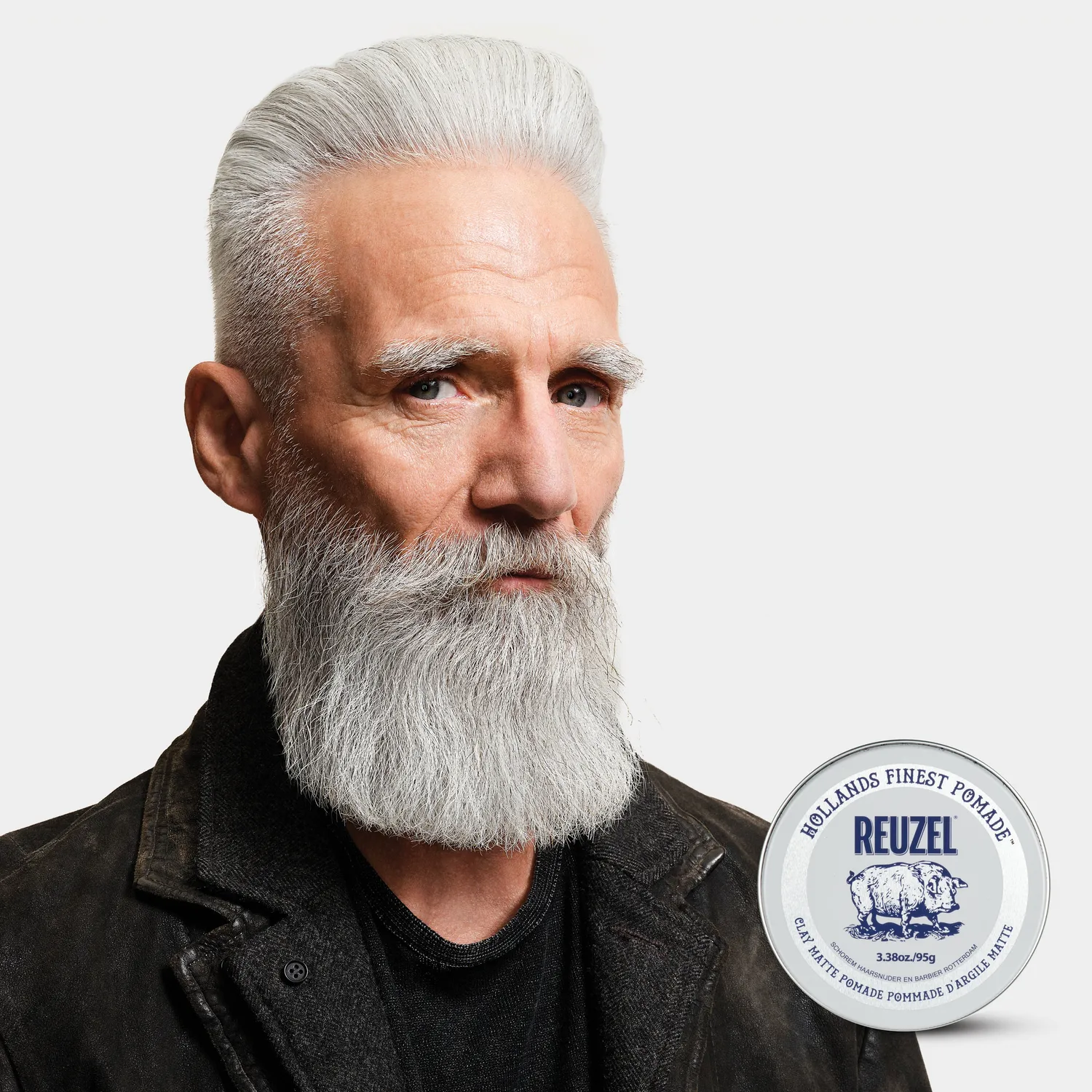 Reuzel Clay Matte pomada 95g matt stadga 3