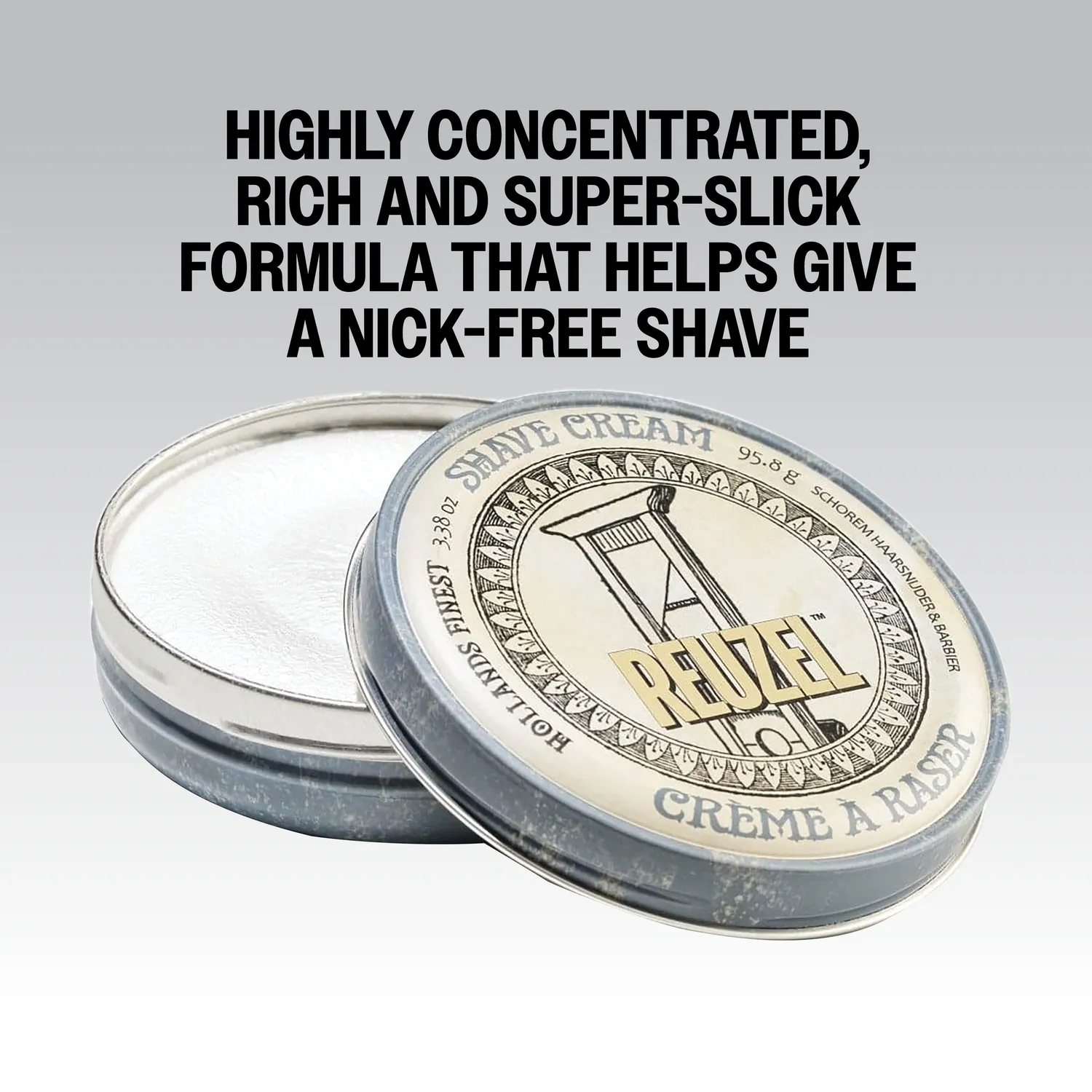 Reuzel Shave Cream rakkräm 283,5 g klassisk