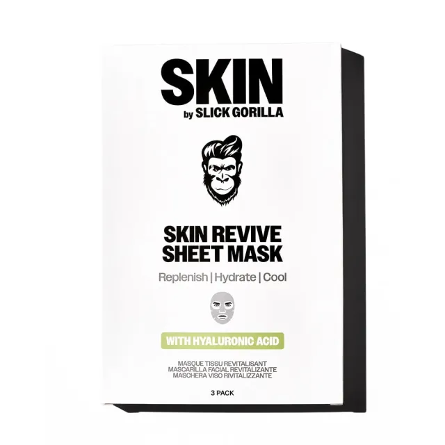 Slick Gorilla Skin-Revive Sheet Masks 3-pack