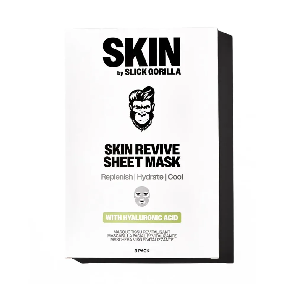 Slick Gorilla Skin-Revive Sheet Masks 3-pack