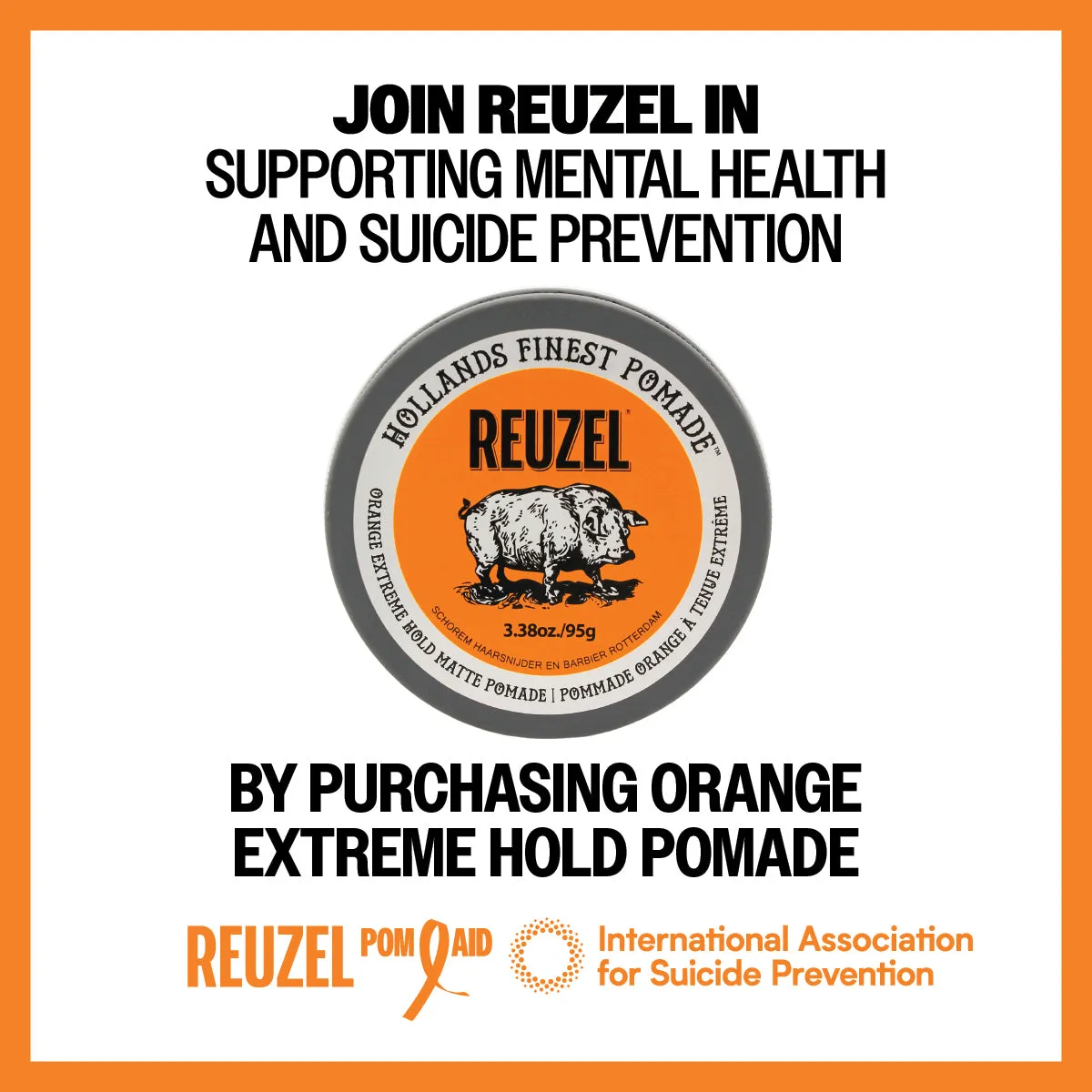 Reuzel Orange Extreme Hold pomada 95g matt
