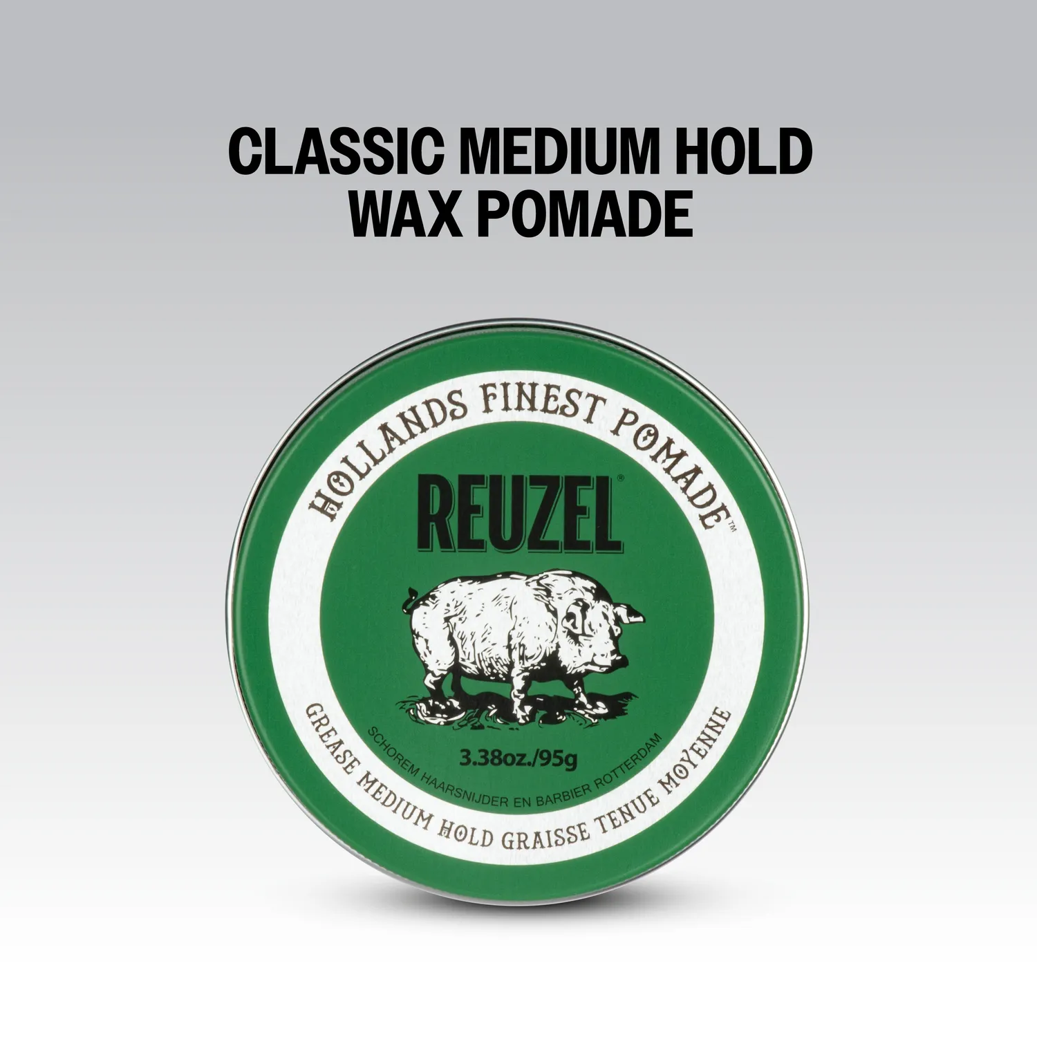Reuzel Green pomada 95g medium stadga halvblank
