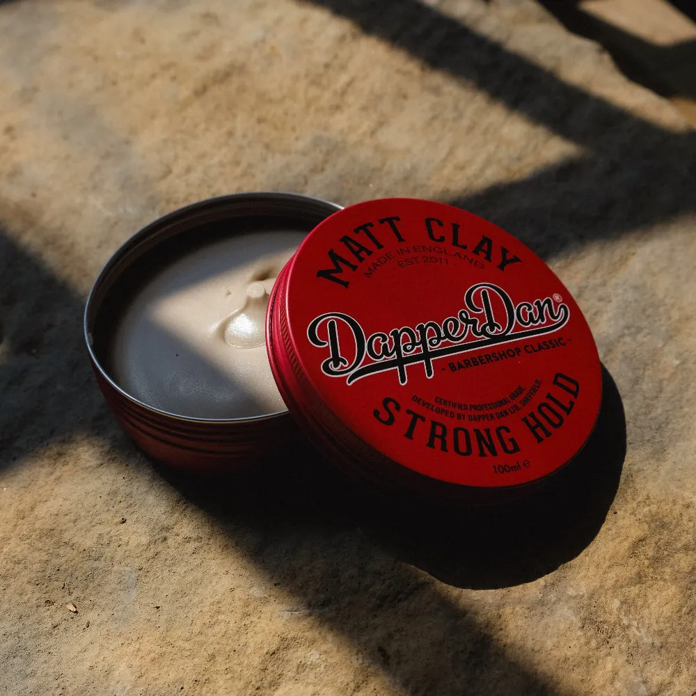 Dapper Dan Matt Clay hårlera 100 ml stark stadga matt