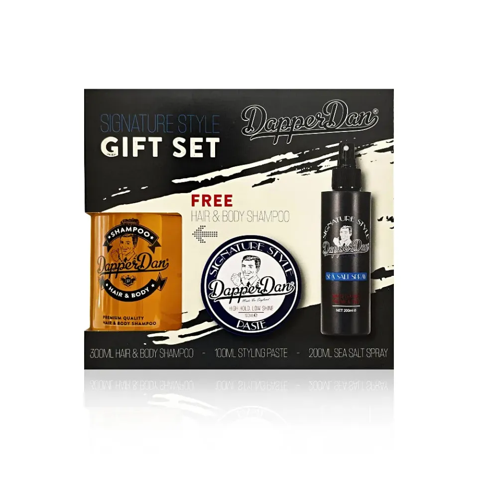 Dapper Dan Signature Style presentkit hår 3-delar matt