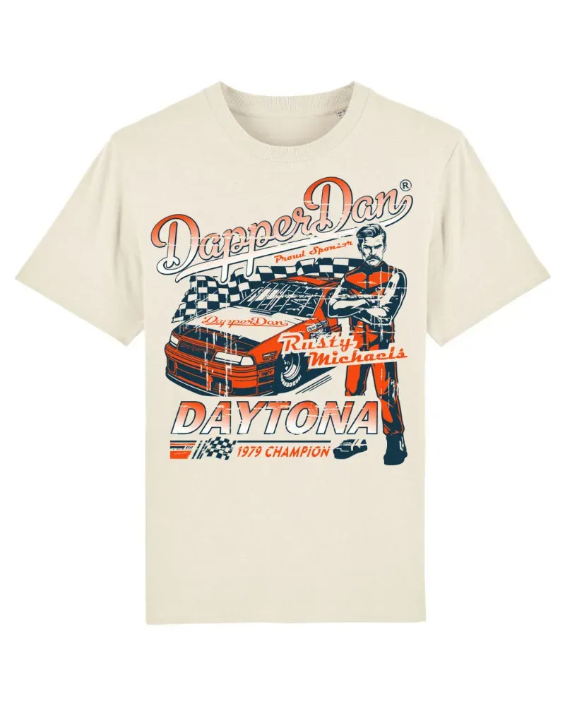 Dapper Dan Retro Daytona t-shirt ekologisk bomull Large