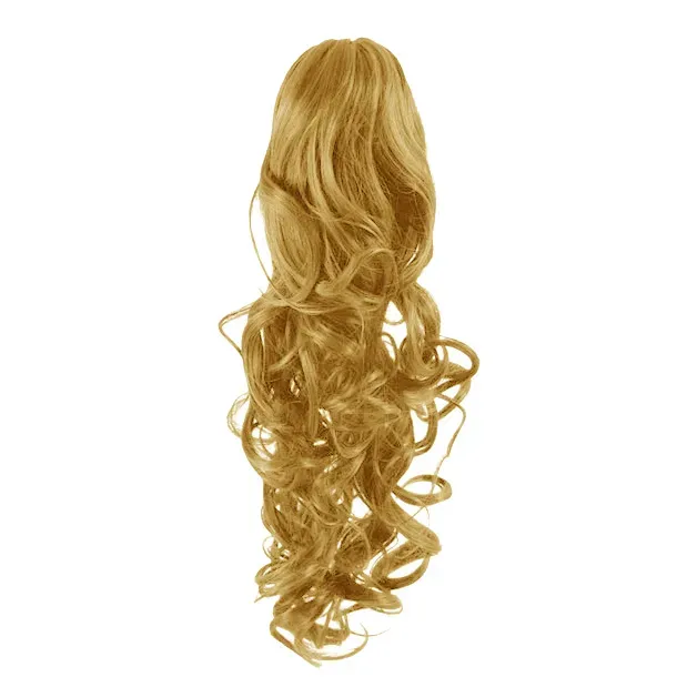 Cold Fusion lockig hästsvans #27 mellanblond 60 cm syntet
