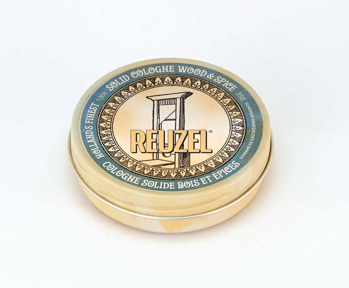 Reuzel Wood & Spice Solid Cologne Balm solid parfym 35g kryddig
