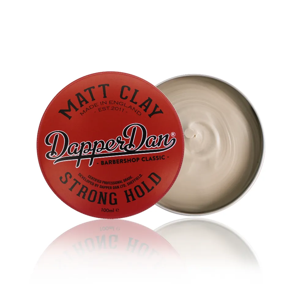 Dapper Dan Matt Clay hårlera 100 ml stark stadga matt