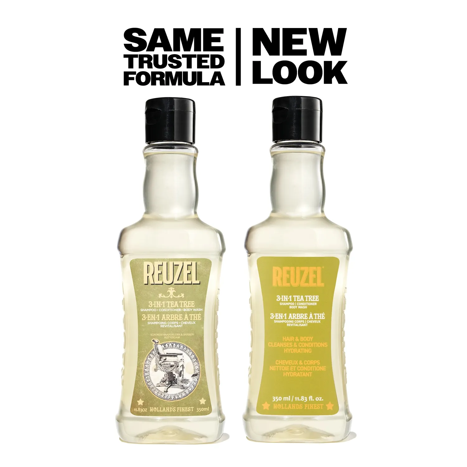 Reuzel 3 in 1 Tea Tree schampo 350ml mint