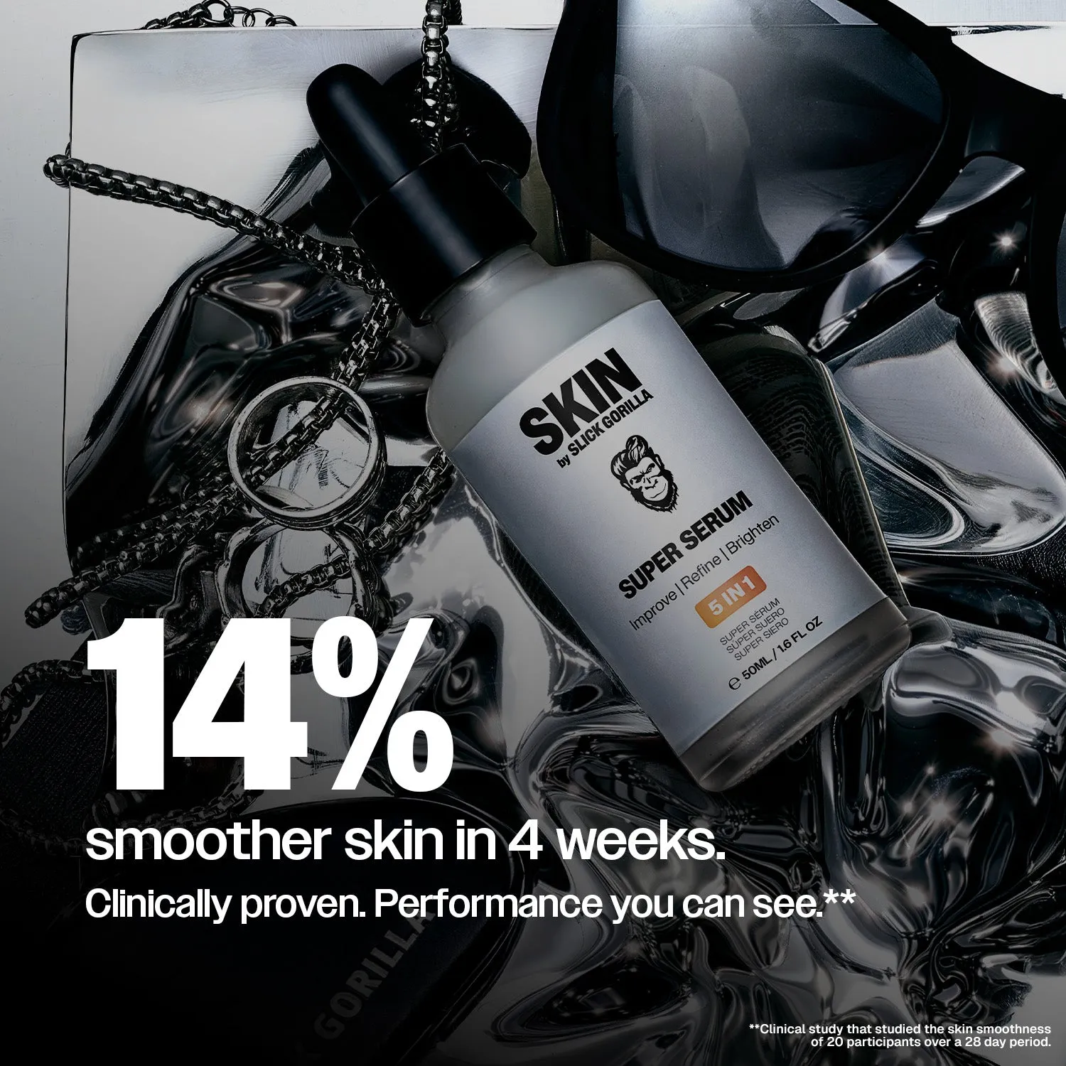 Slick Gorilla Super Serum hårserum mjuk glans