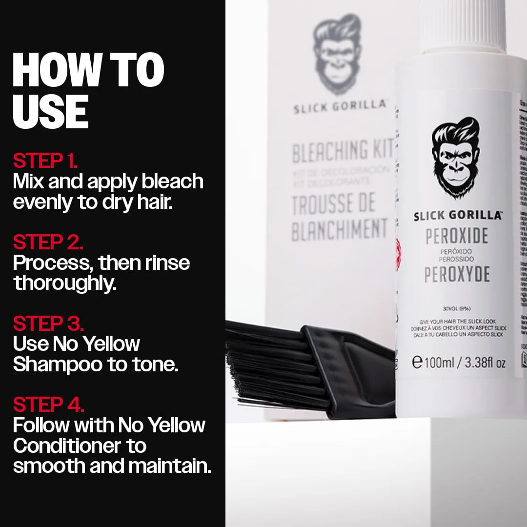 Slick Gorilla Bleach Set blekningsset för blont hår