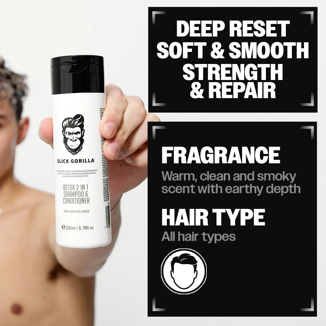 Slick Gorilla Detox 2in1 schampo balsam daglig