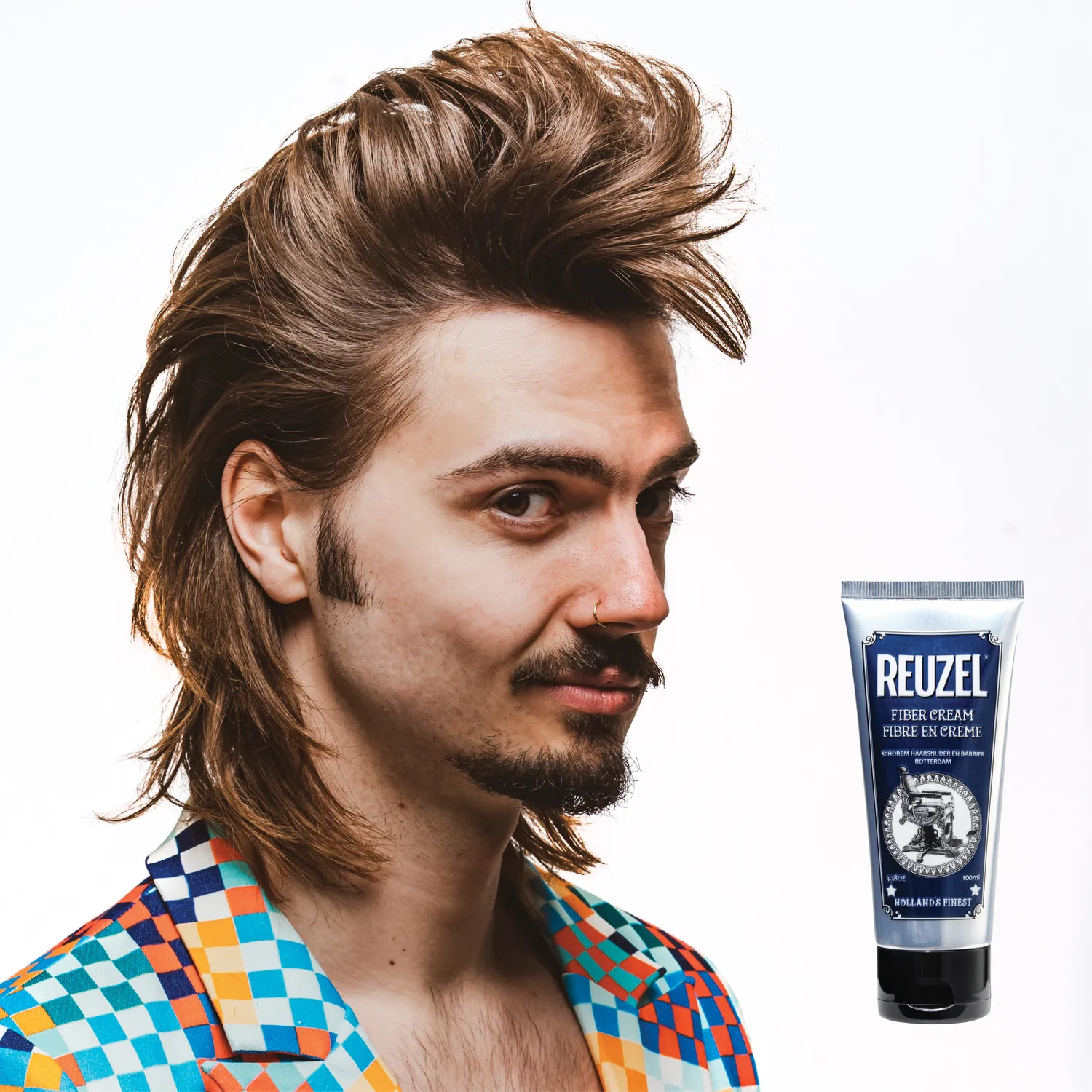 Reuzel Fiber Cream hårkräm 100 ml matt stadga 4