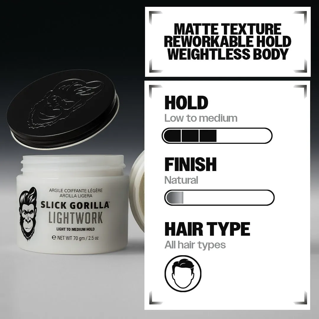 Slick Gorilla Lightwork hårlera matt lätt stadga