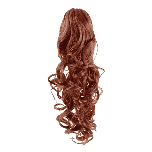 OakHair Cold Fusion #33 Auburn lockig hästsvans 60 cm