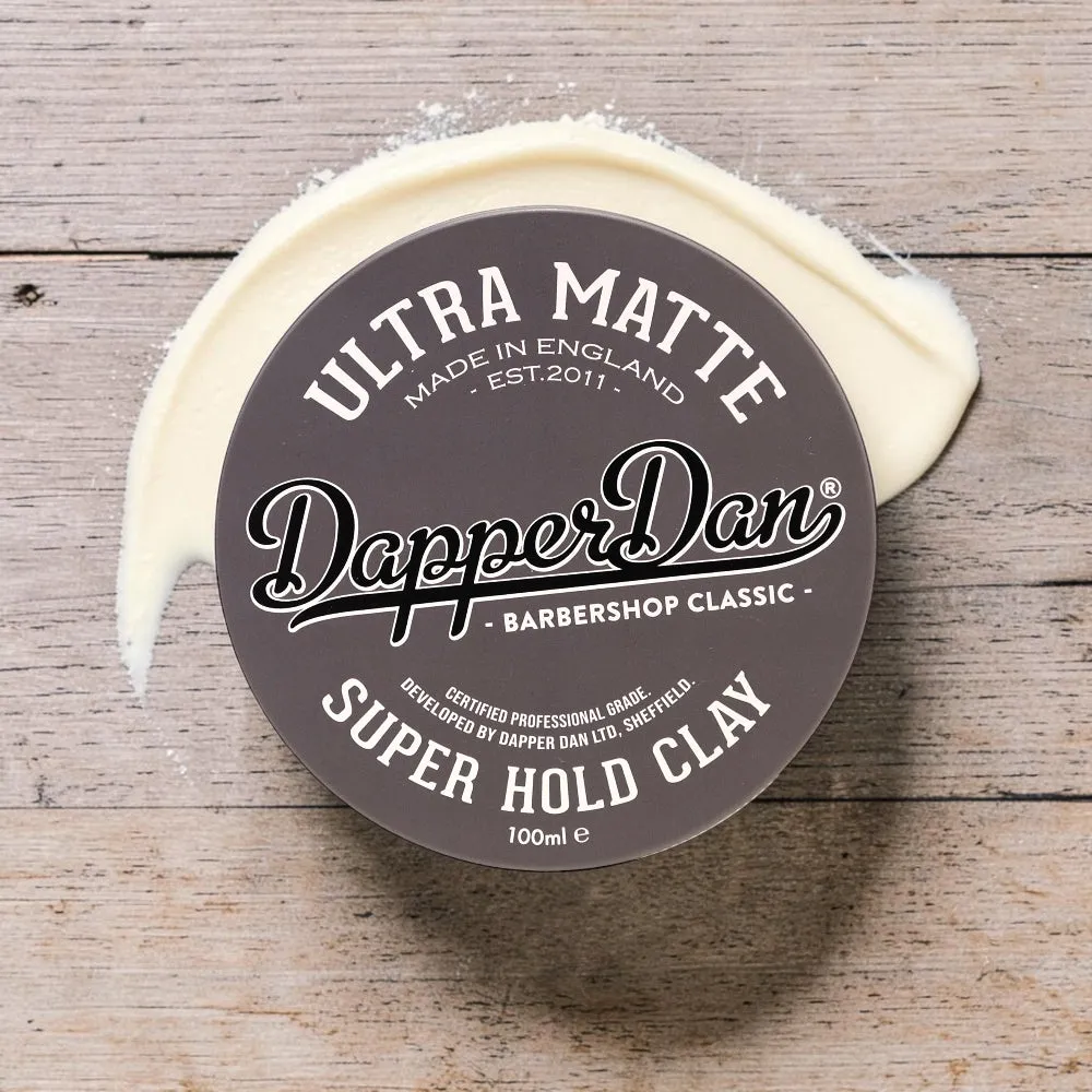 Dapper Dan Ultra Matte Clay hårlera 100 ml extremt matt