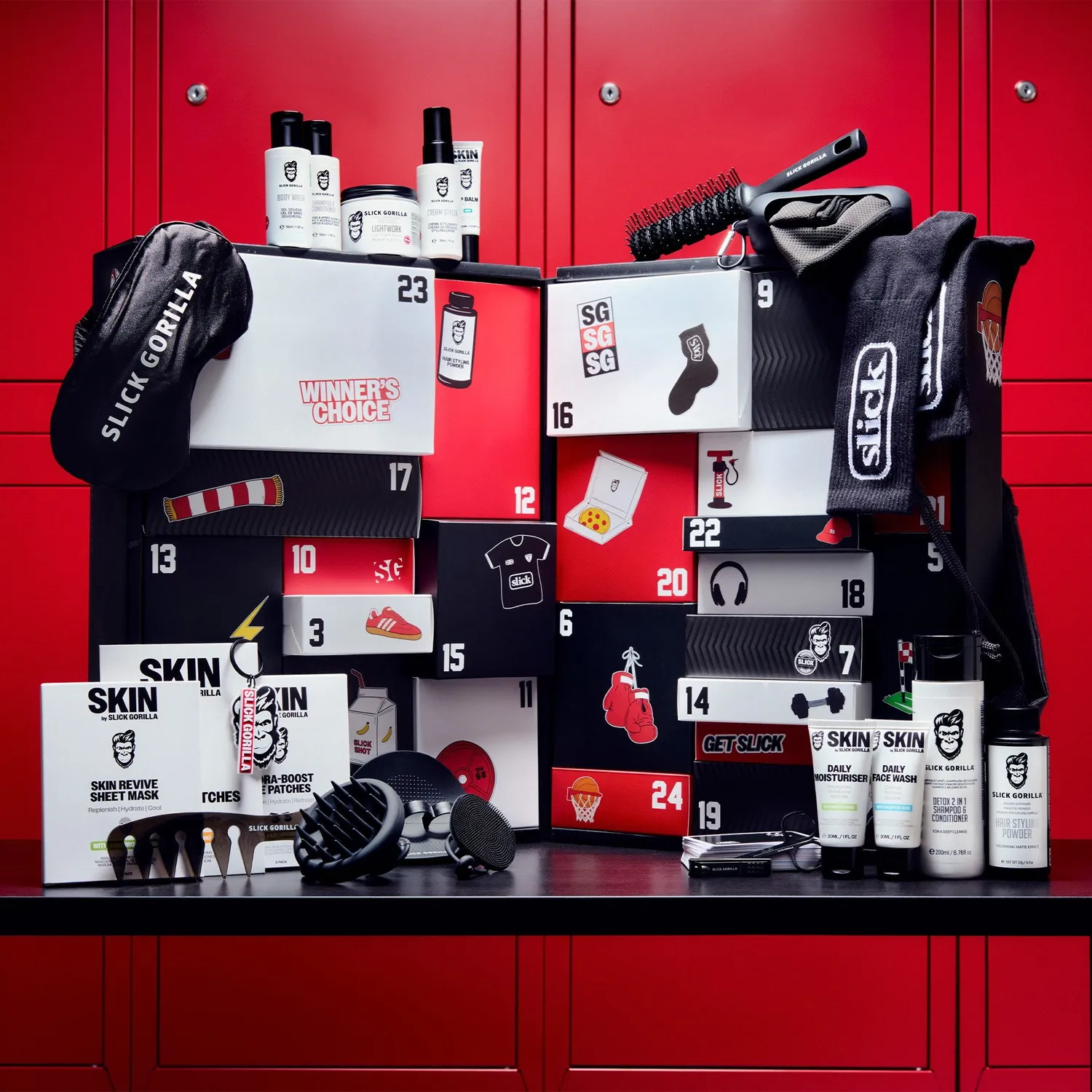 Slick Gorilla 24 Day Advent Calendar julkalender 24 luckor