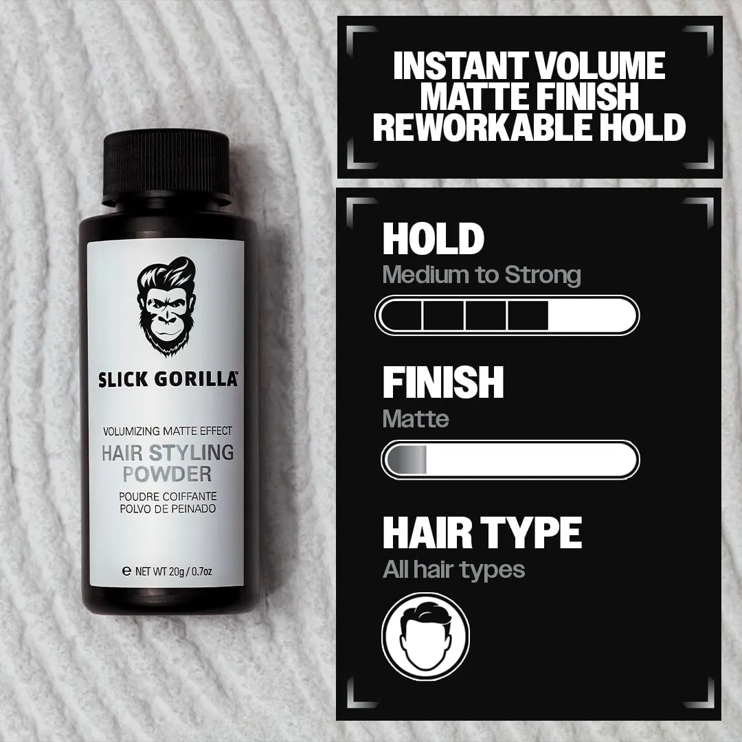Slick Gorilla Hair Styling Powder hårpuder matt