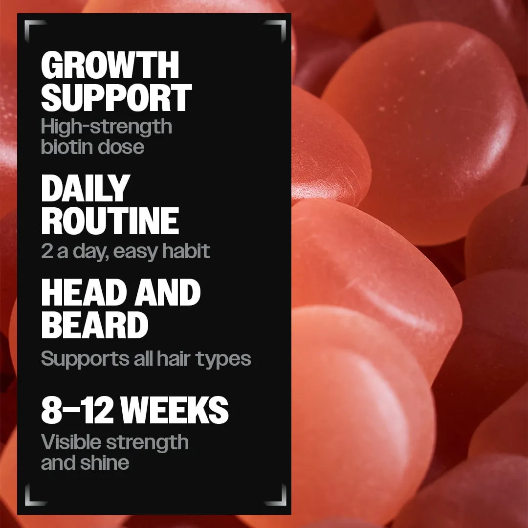 Slick Gorilla Hair Strength Gummies 60-pack vattenmelon