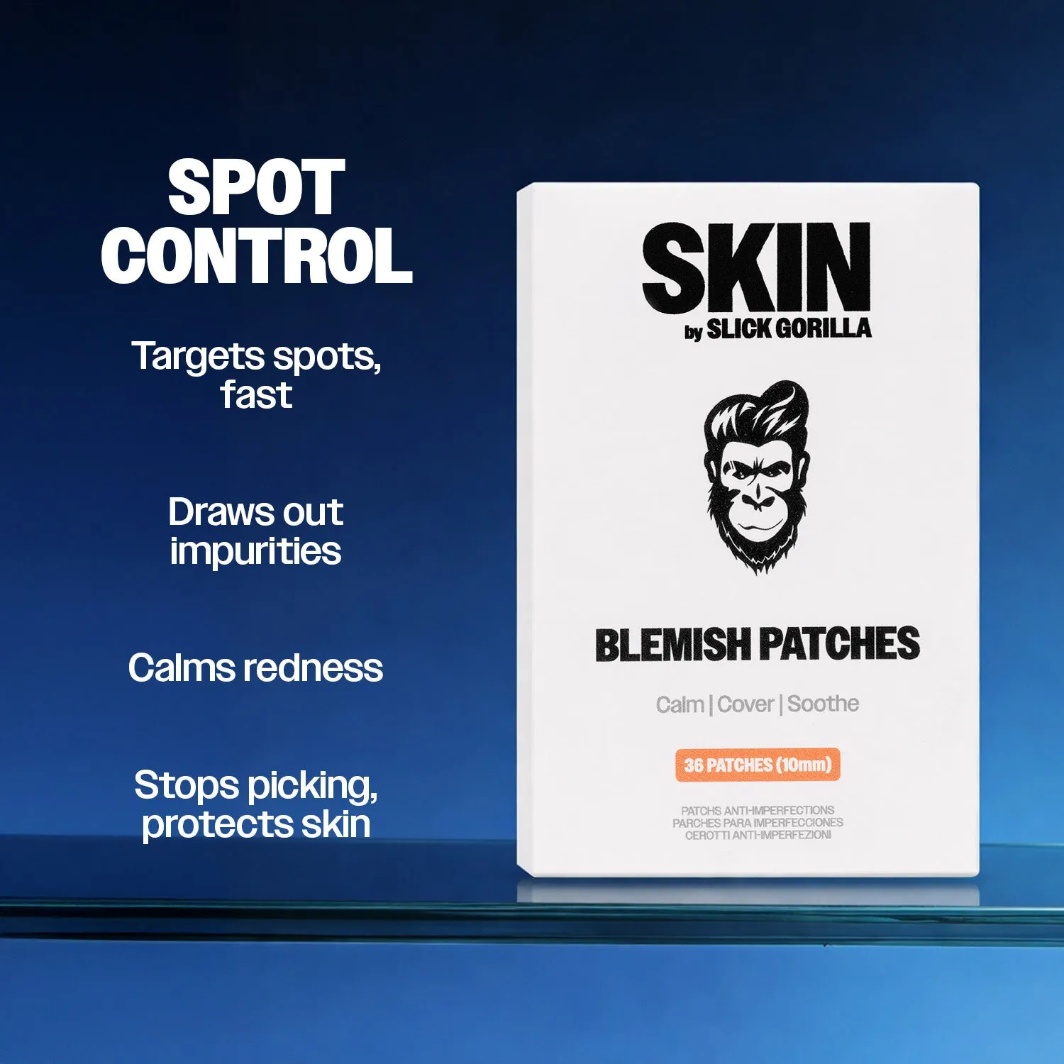 Slick Gorilla Blemish Pimple Patches finnplåster 36-pack