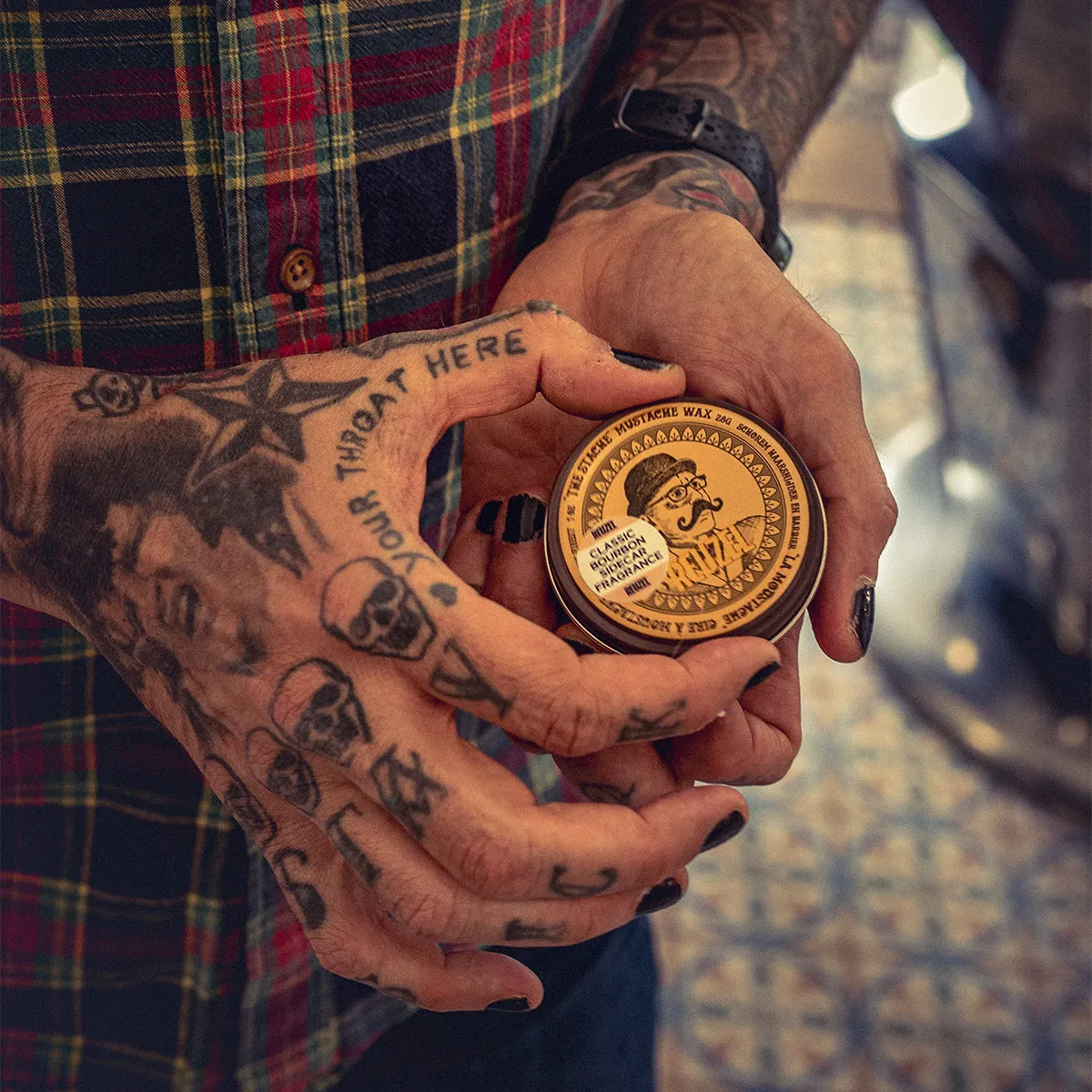 Reuzel Mustache Wax mustaschvax Bourbon Sidecar
