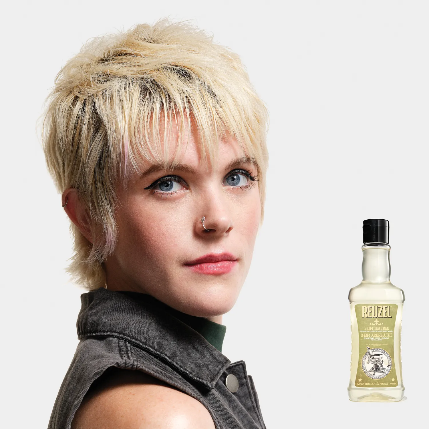 Reuzel 3 in 1 Tea Tree schampo 350ml mint