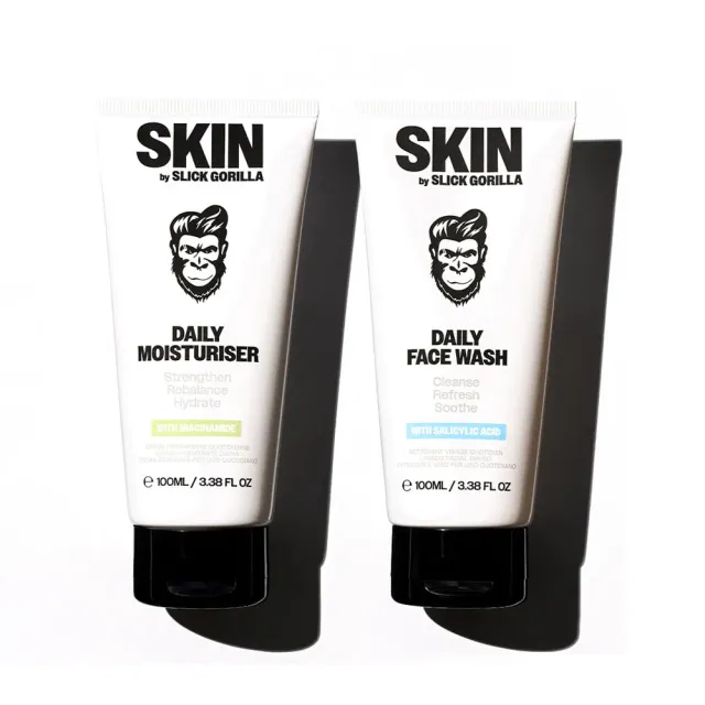 Slick Gorilla Daily Wash & Moisturiser Set hudvård