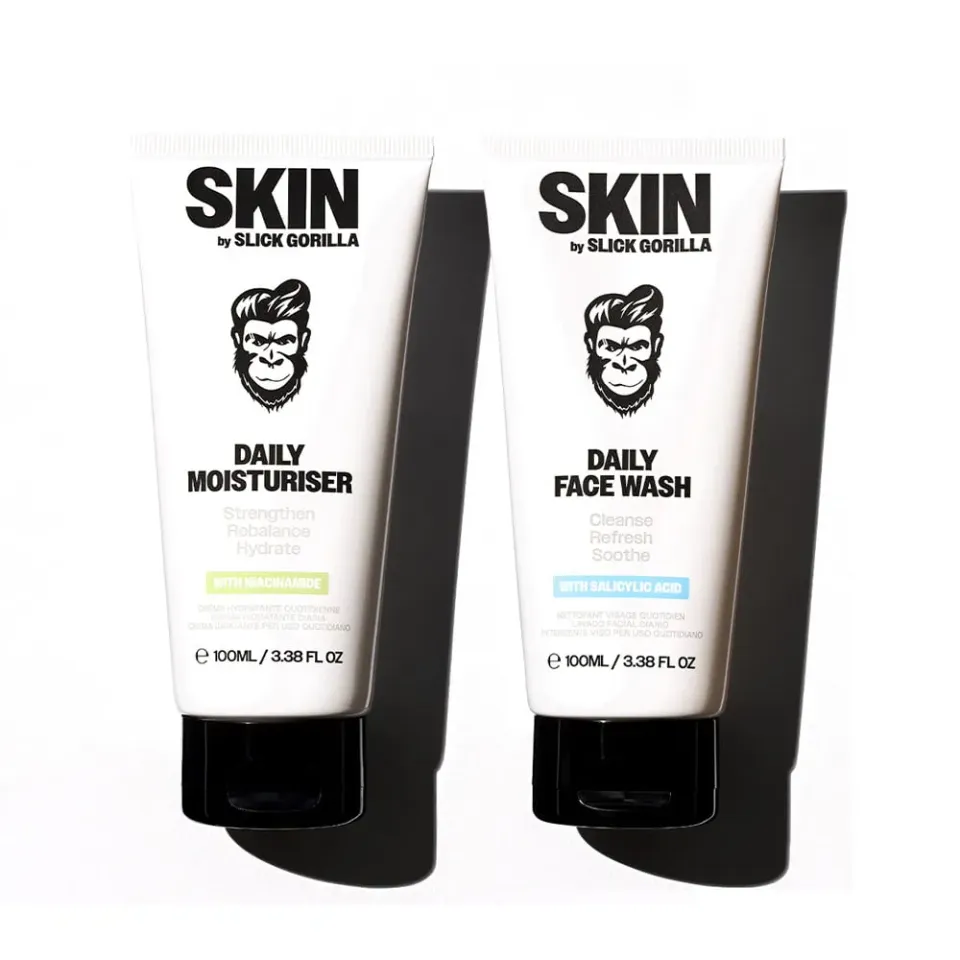 Slick Gorilla Daily Wash & Moisturiser Set hudvård