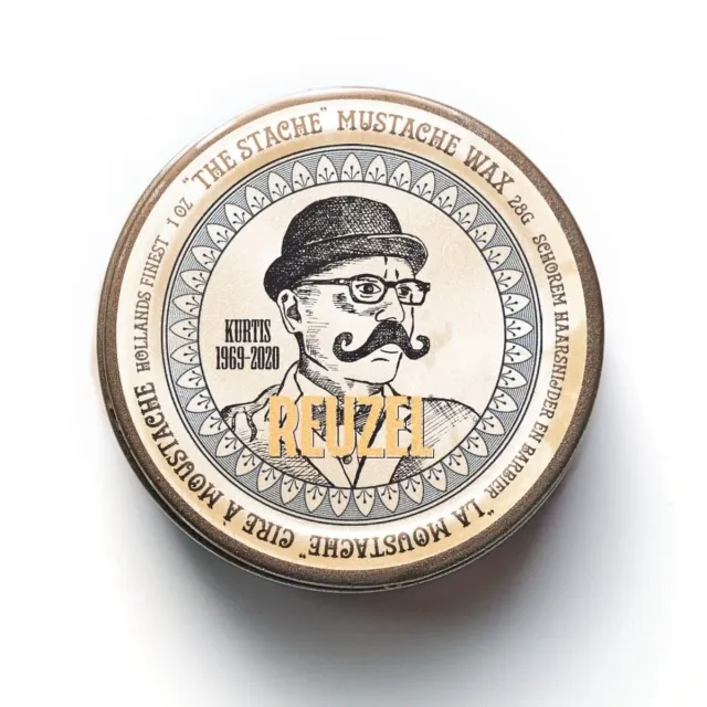 Reuzel The Stache mustaschvax stark naturglans