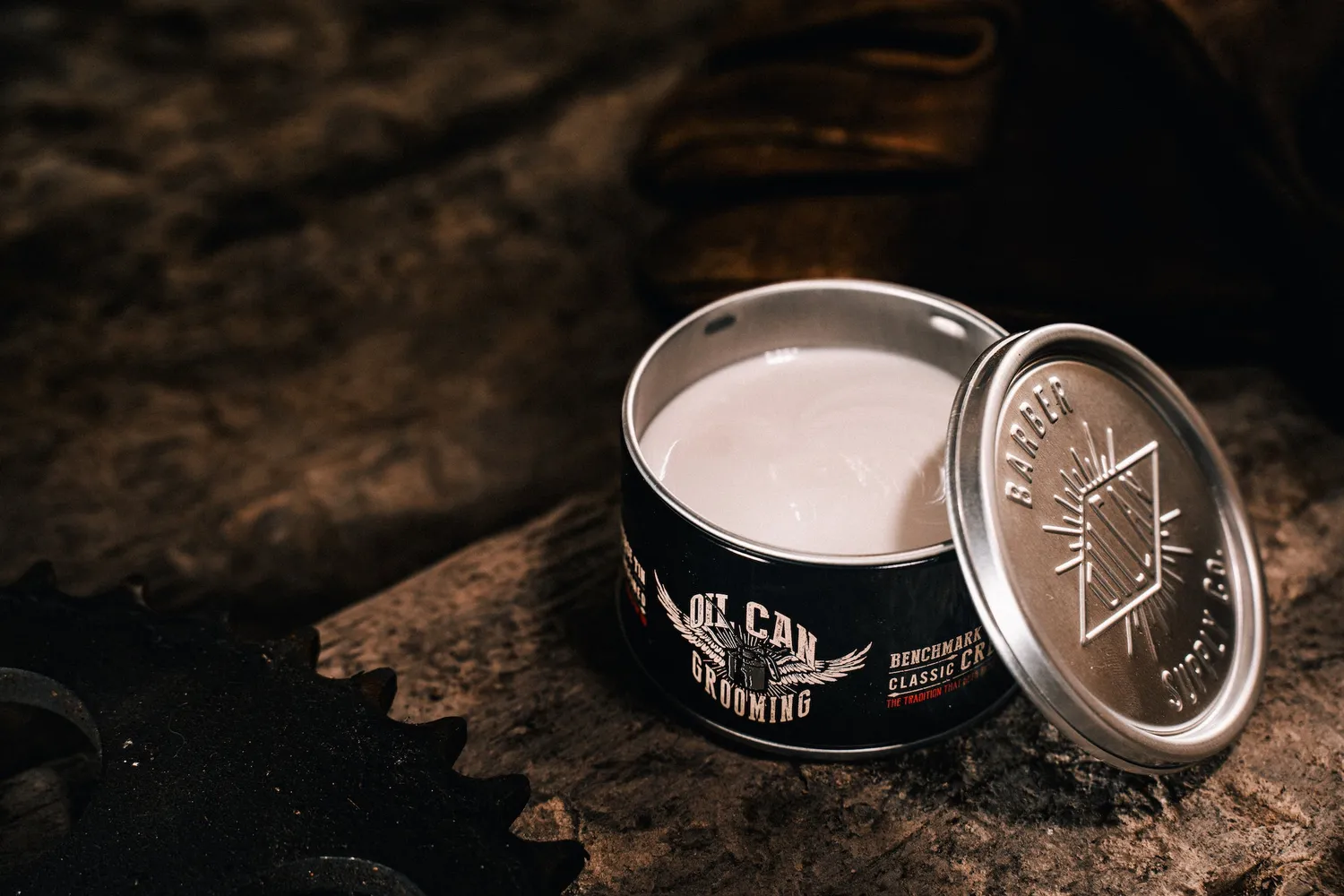 Oil Can Grooming Benchmark Classic Cream hårkräm 100ml naturlig