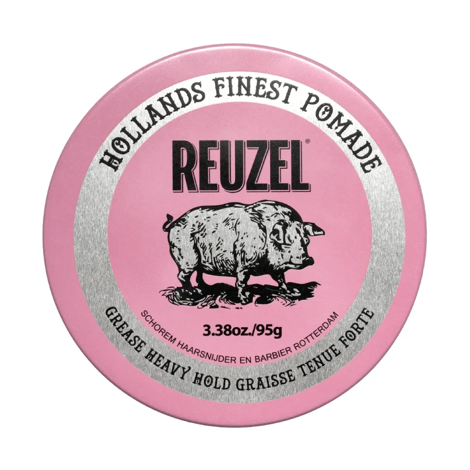Reuzel Pink Pomade Grease hårpomada 95 g blank
